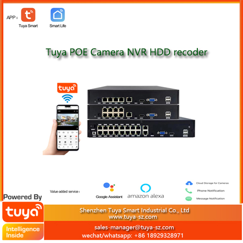 Tuya POE NVR HDD recorder